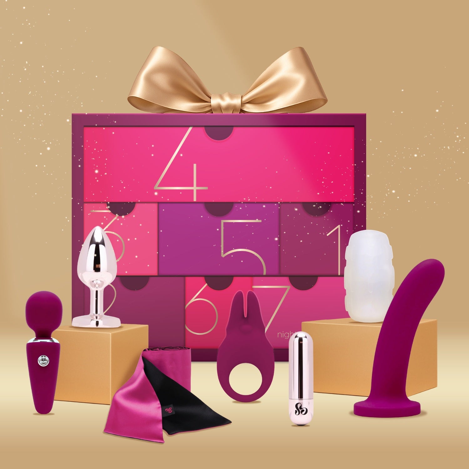 So Divine 7 Nights of Delight Advent Calendar contents – a collection of vibrators, pleasure toys, and accessories