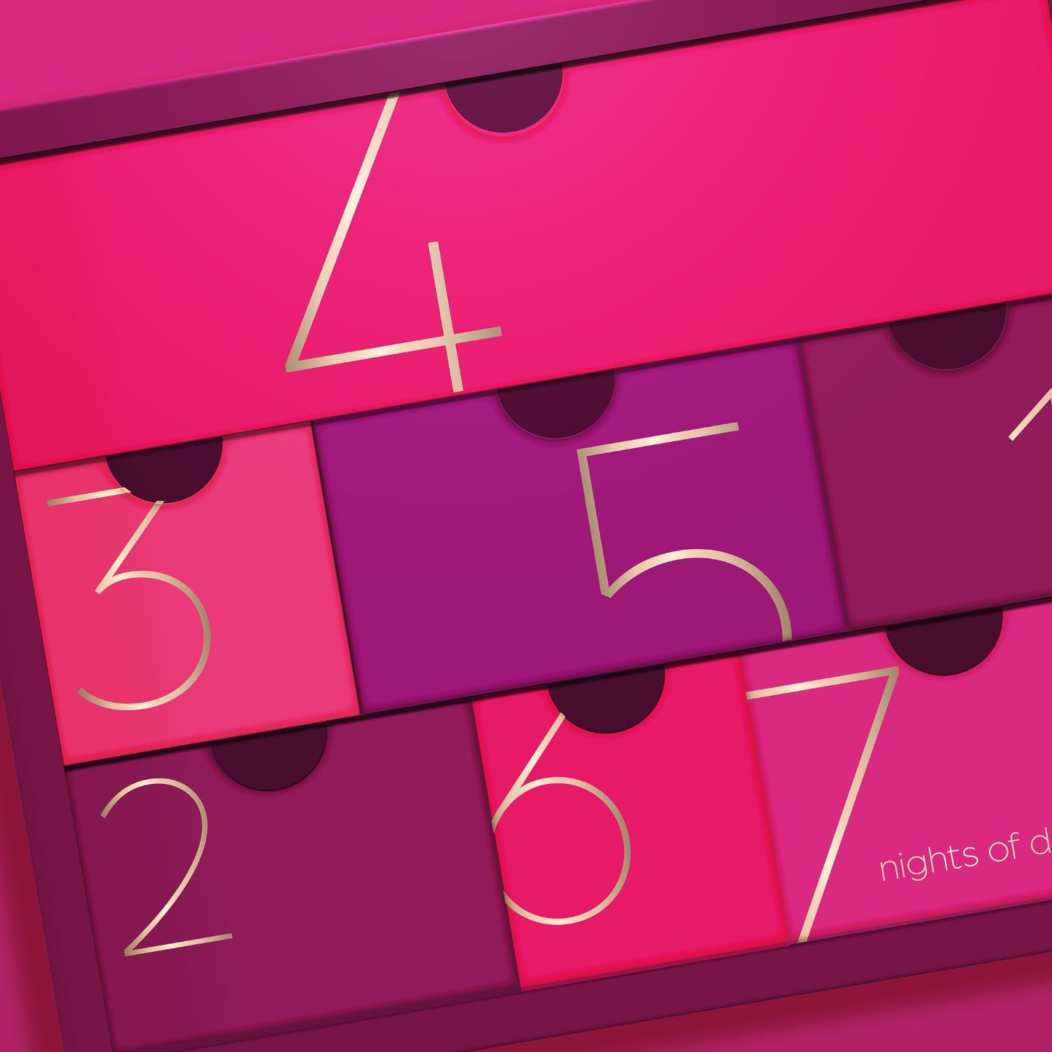 inside 7 Nights of Delight sex toy advent calendar by So Divine