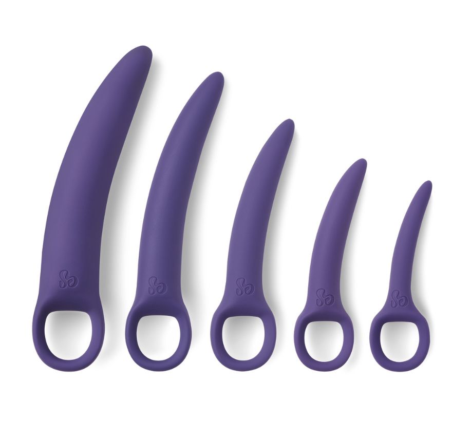 So Divine Dilator Set – menopause-friendly vaginal dilators in graduated sizes designed to ease discomfort and support intimate confidence.