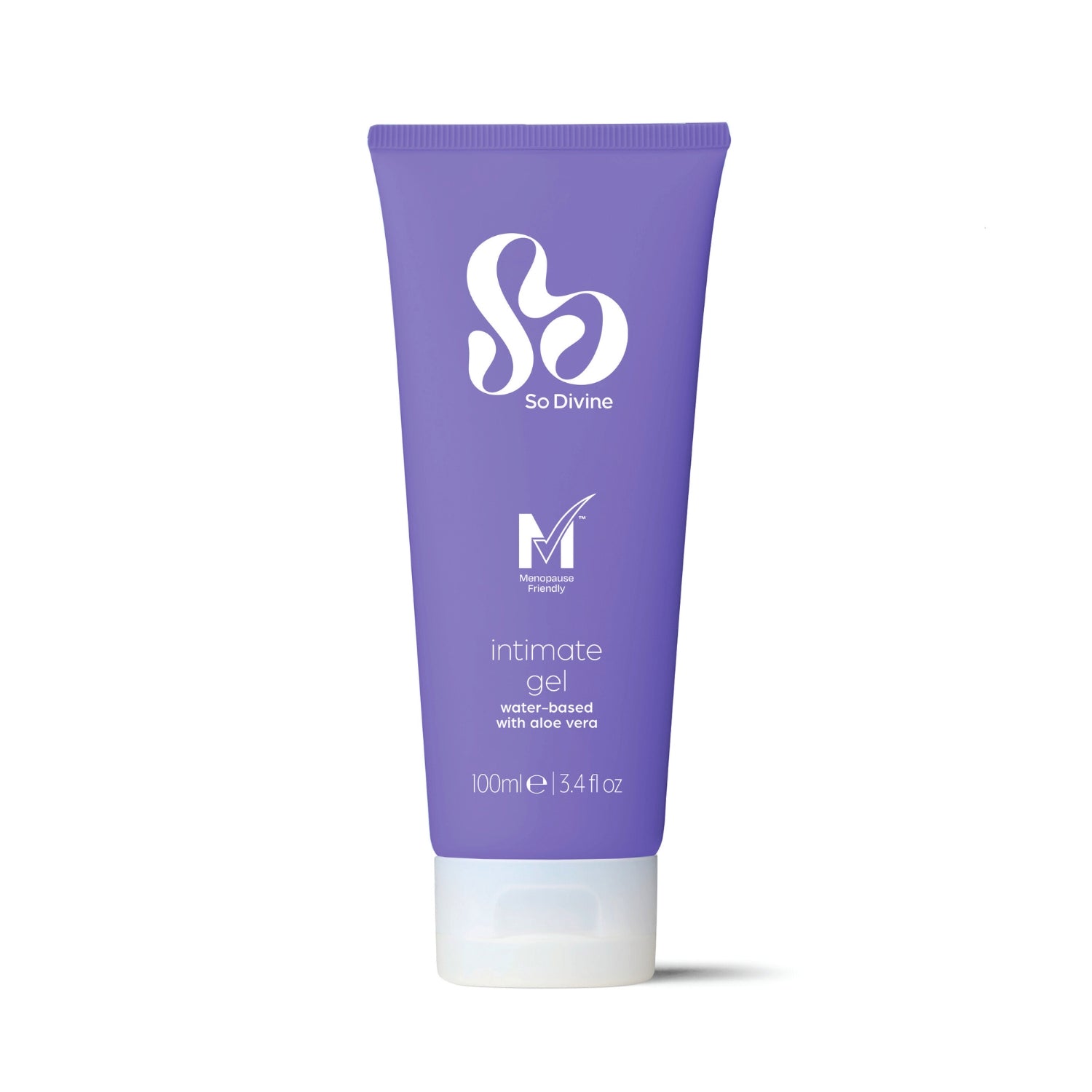 So Divine menopause-friendly Water-Based Lube with Aloe Vera – gentle, pH-balanced lubricant designed to soothe dryness and enhance comfort during intimacy.