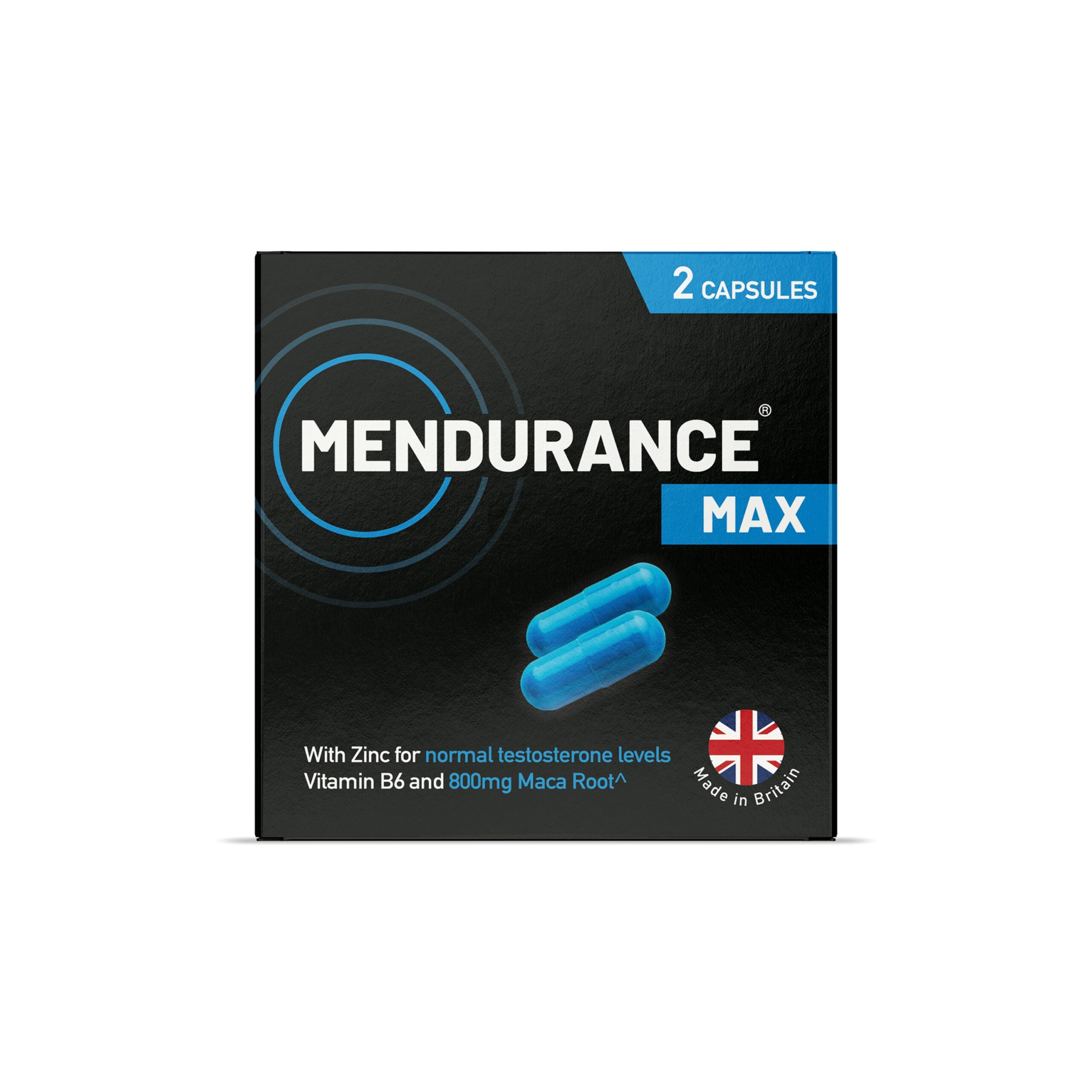 Mendurance Max Blue Pill Energy Supplements  For Men - 2 Capsules