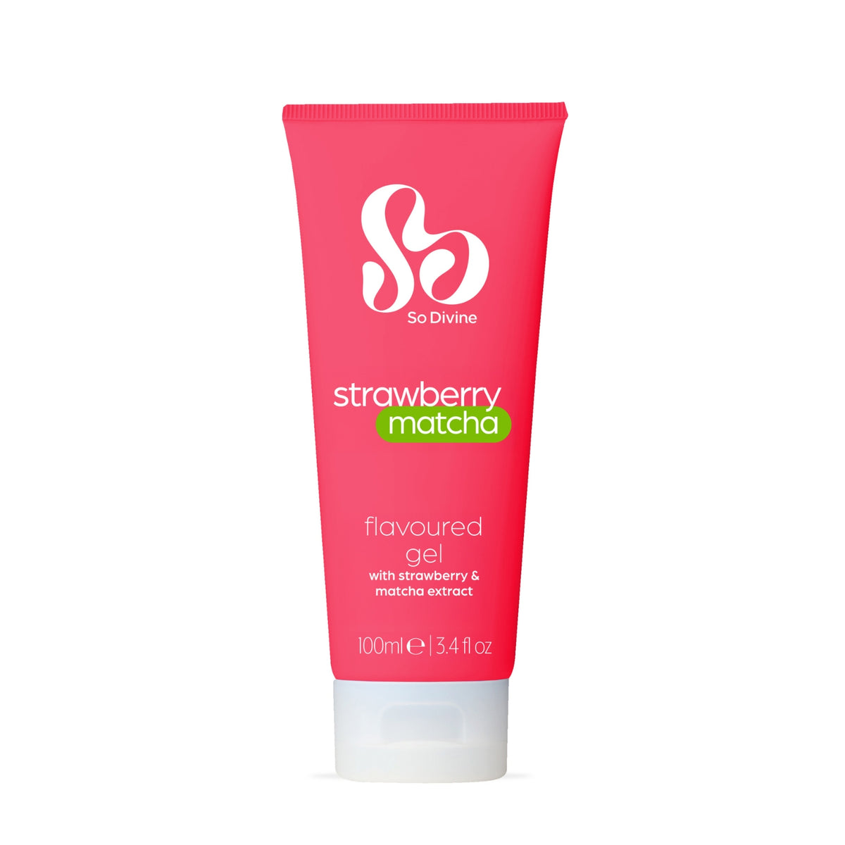 Strawberry Matcha Flavoured Water-based Lubricant - 100ml