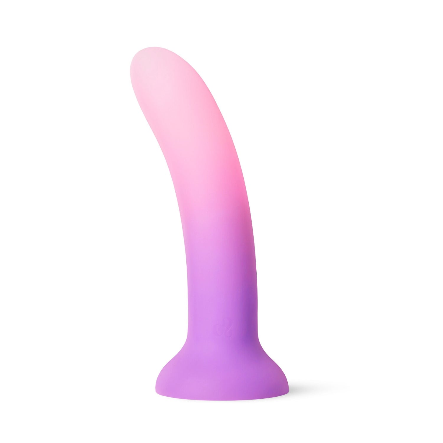 So Divine Ombre Silicone Dildo 6 Inch – soft, body-safe silicone dildo with a stylish pink and purple ombre finish and realistic curved shaft.