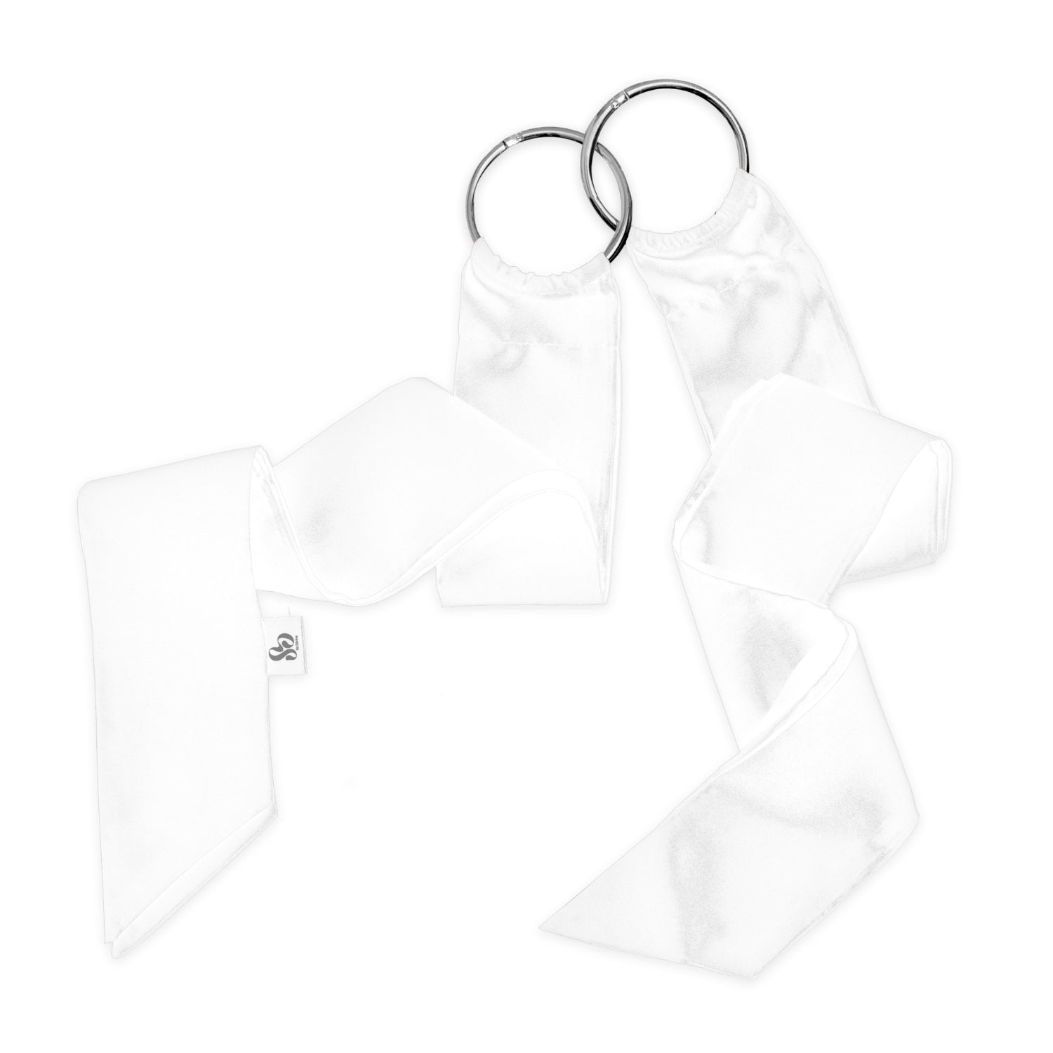 So Divine White Silk Bondage Restraints – smooth satin ties with secure clip-on fastenings for comfort and ease.