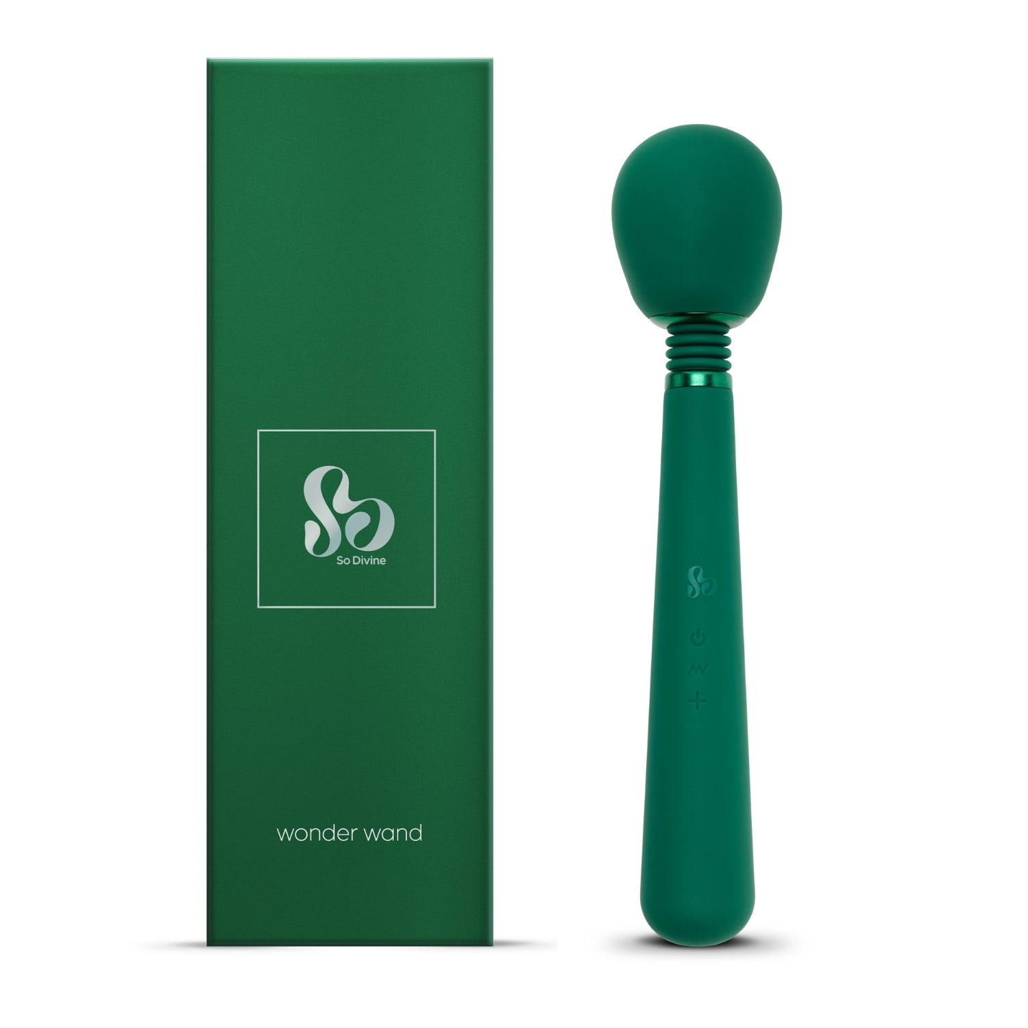 So Divine Rechargeable Wonder Wand Massager Green So-Divine So Divine Rechargeable Wonder Wand Massager Green So-Divine