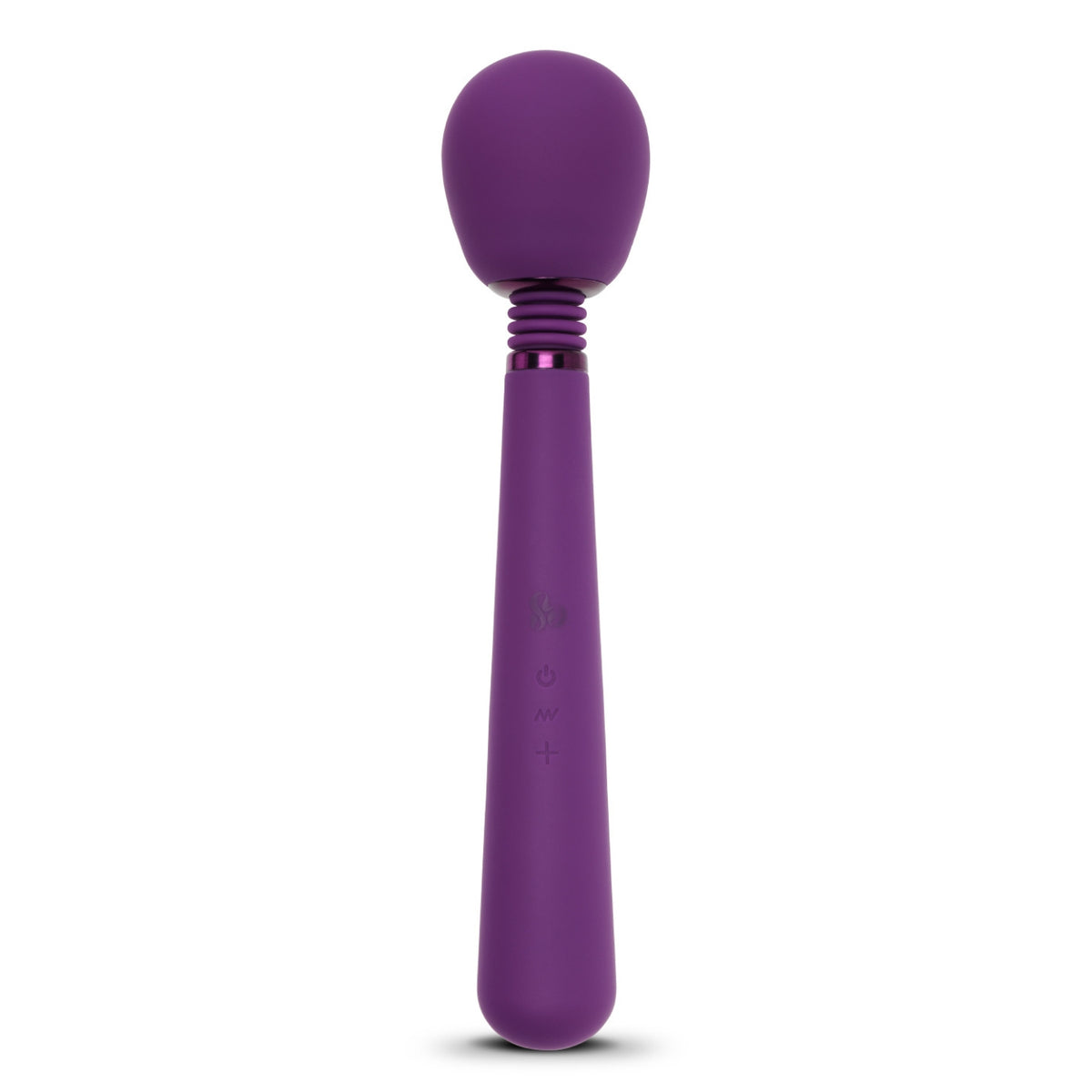 Rechargeable Wonder Wand Massaging Vibrator - Purple